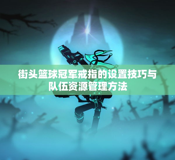 街头篮球冠军戒指的设置技巧与队伍资源管理方法