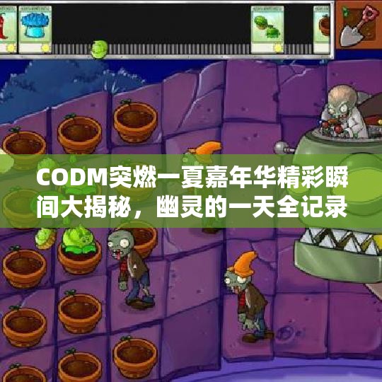 CODM突燃一夏嘉年华精彩瞬间大揭秘，幽灵的一天全记录！