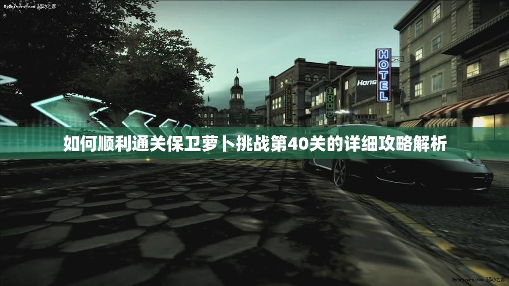 如何顺利通关保卫萝卜挑战第40关的详细攻略解析