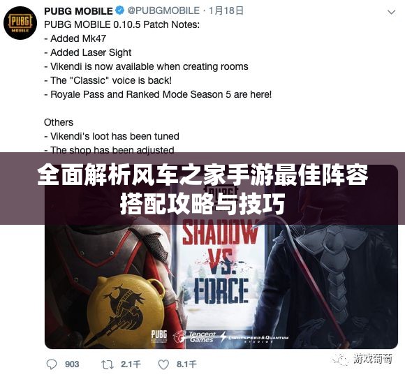 全面解析风车之家手游最佳阵容搭配攻略与技巧