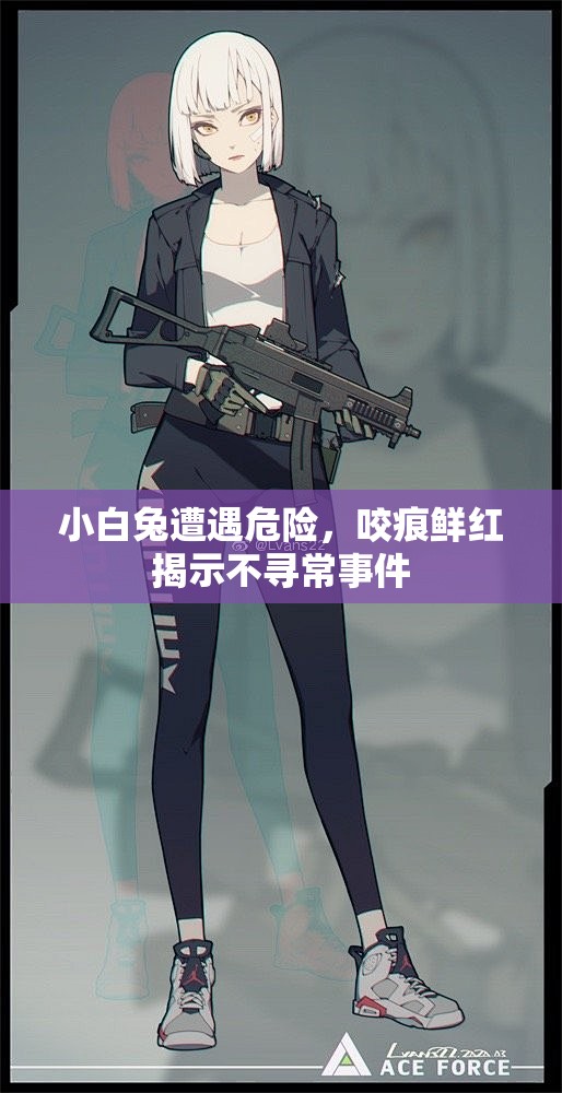 小白兔遭遇危险，咬痕鲜红揭示不寻常事件