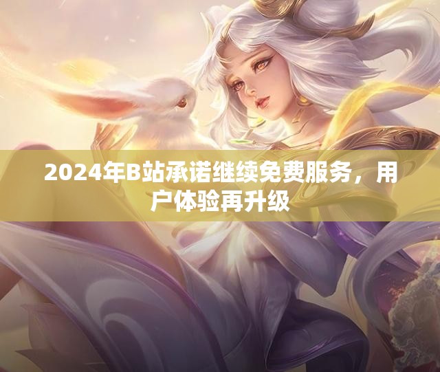 2024年B站承诺继续免费服务，用户体验再升级
